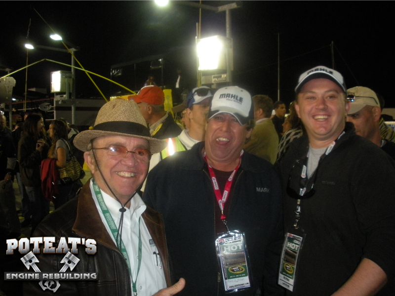 Jack Roush with Mark and Andrew Poteat